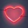 neon heart