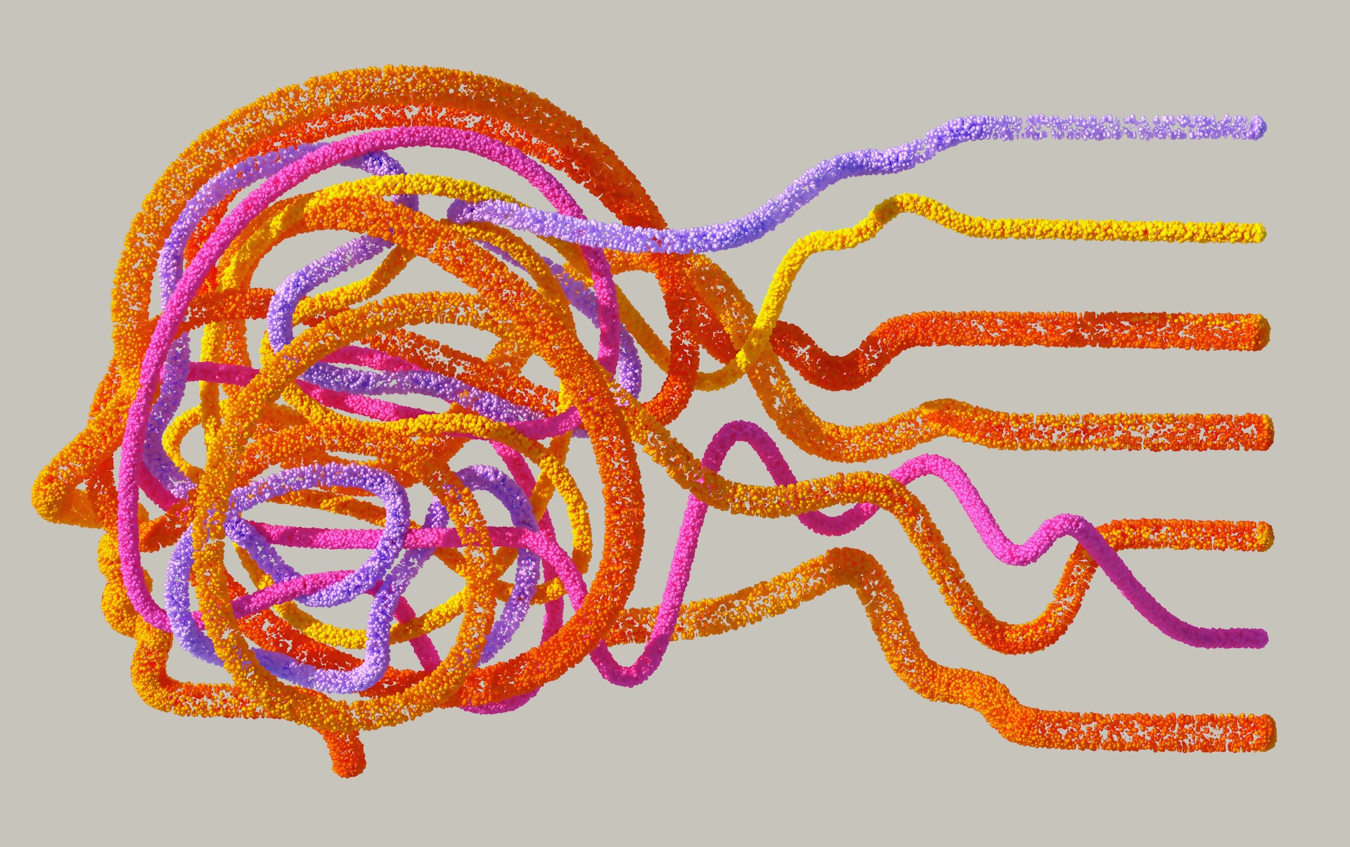An artist’s illustration of the brain